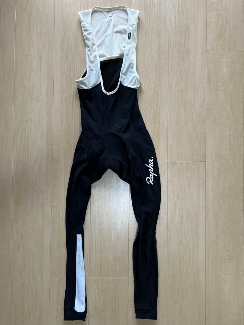 Rapha ビブタイツ ブラック/ホワイト S