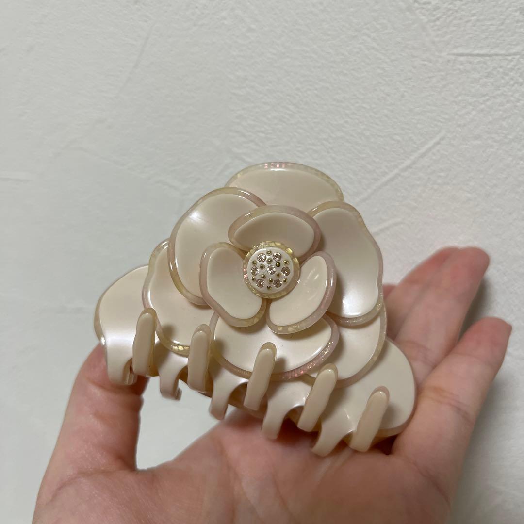 アレクサンドルドゥパリ 希少　カメリア グラデーション クリップ