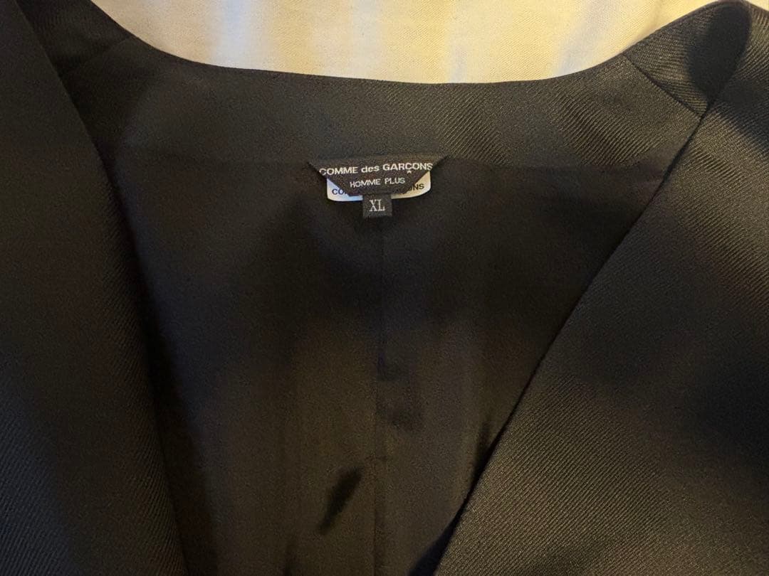 COMMEdesGARCONSHOMME PLUS 25ss ロングベスト XL