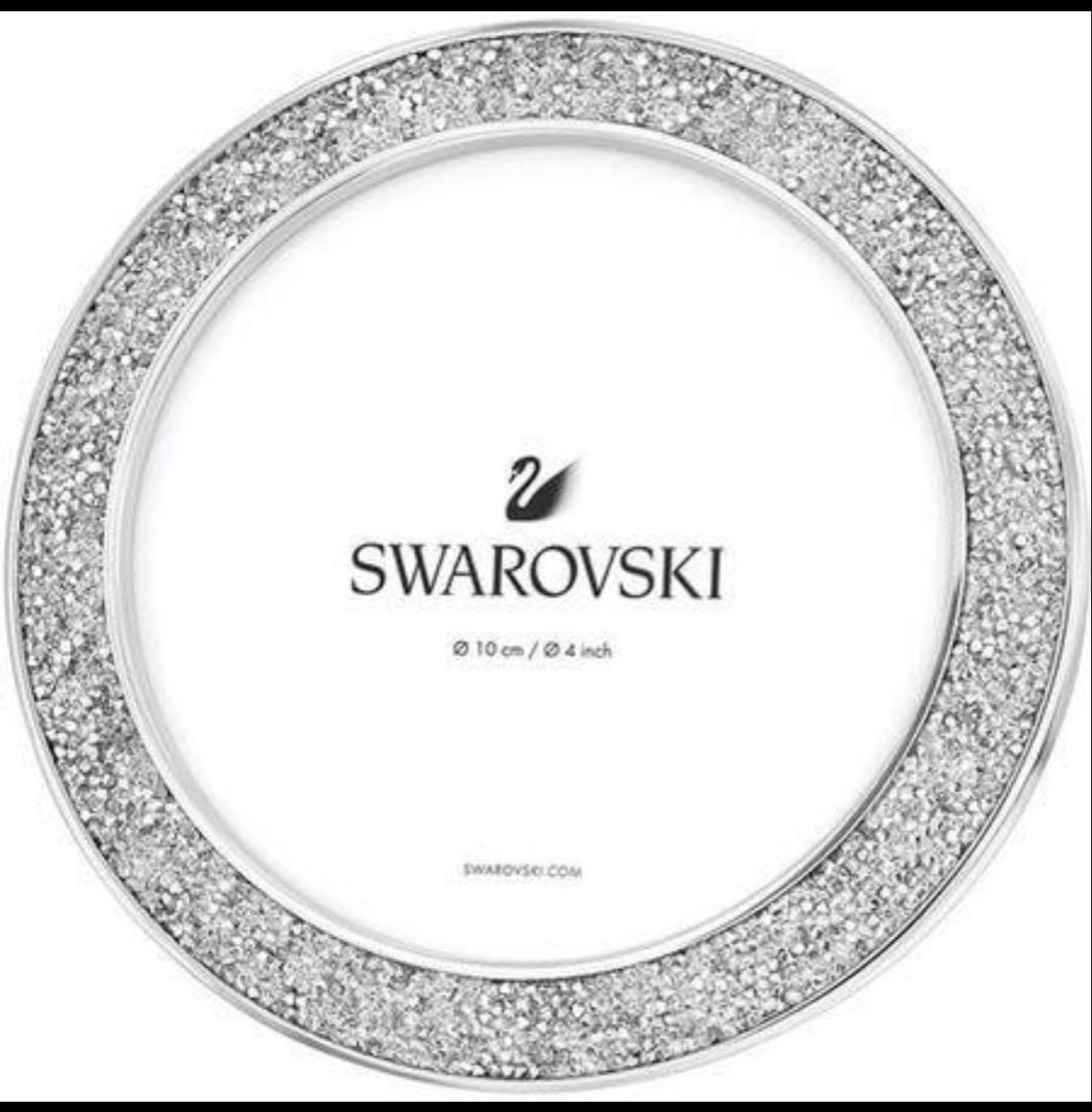 レア！　Swarovski スワロフスキー　フォトフレーム　ラウンド