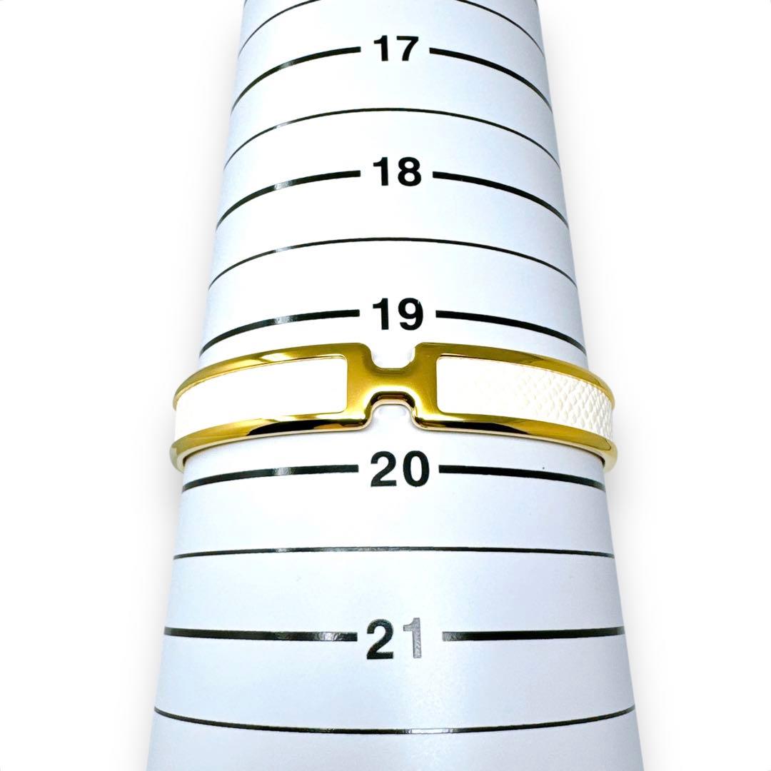 エルメス HERMES バングル オランプ ゴールド アイボリー ナタ ブランド