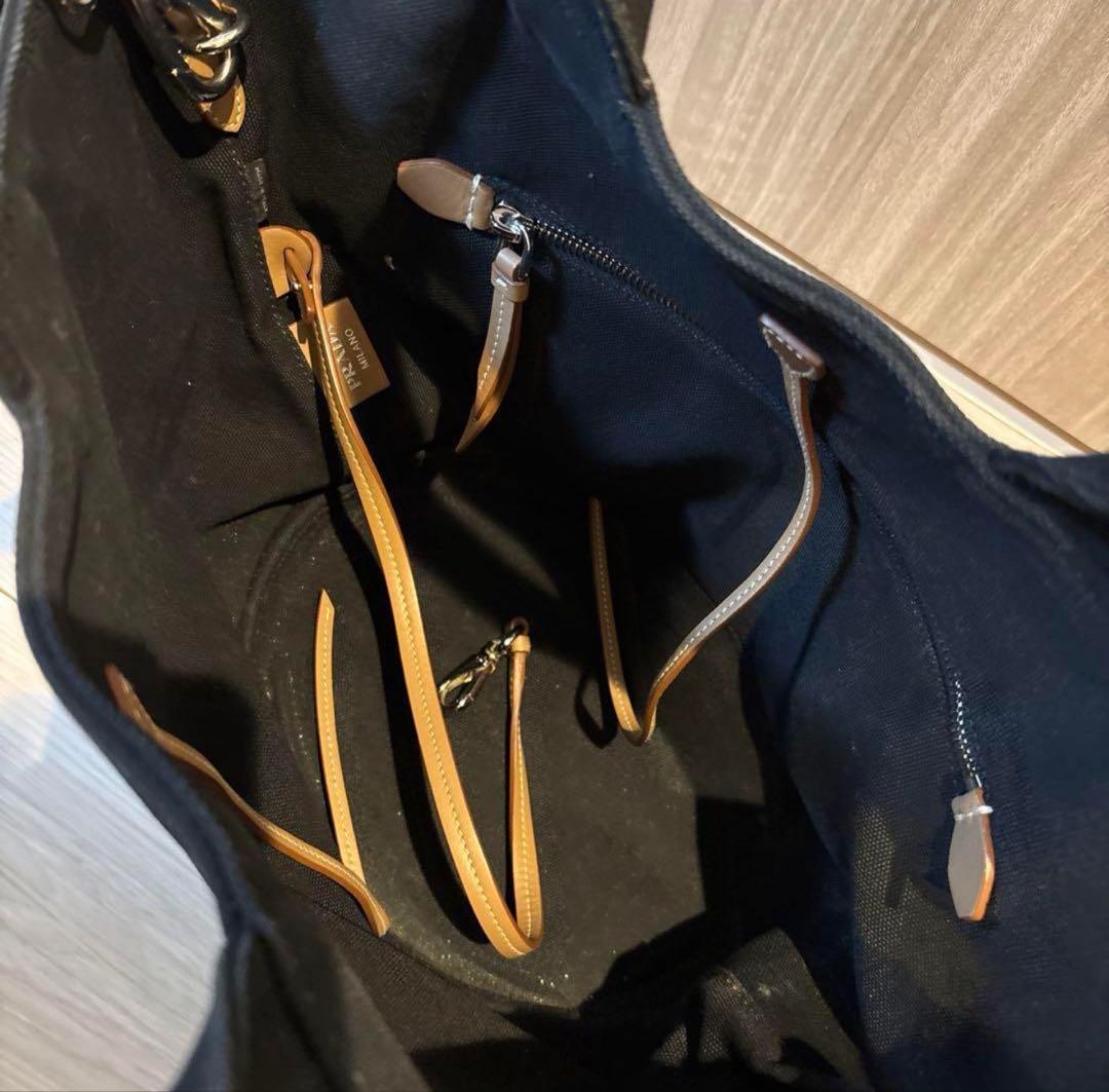 即発送‼️PRADAプラダトートバッグブラックポーチ付き