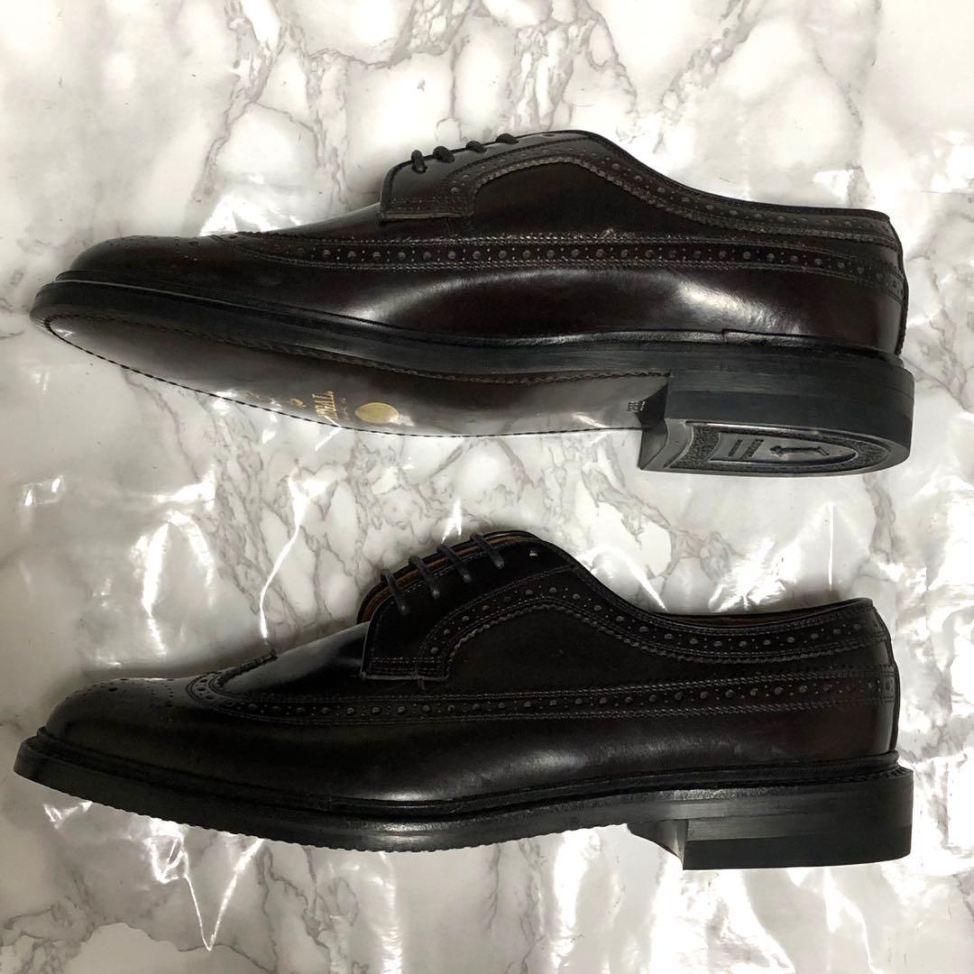 極美品✨️ REGAL ウイングチップ レザー 本革 メダリオン 26cm