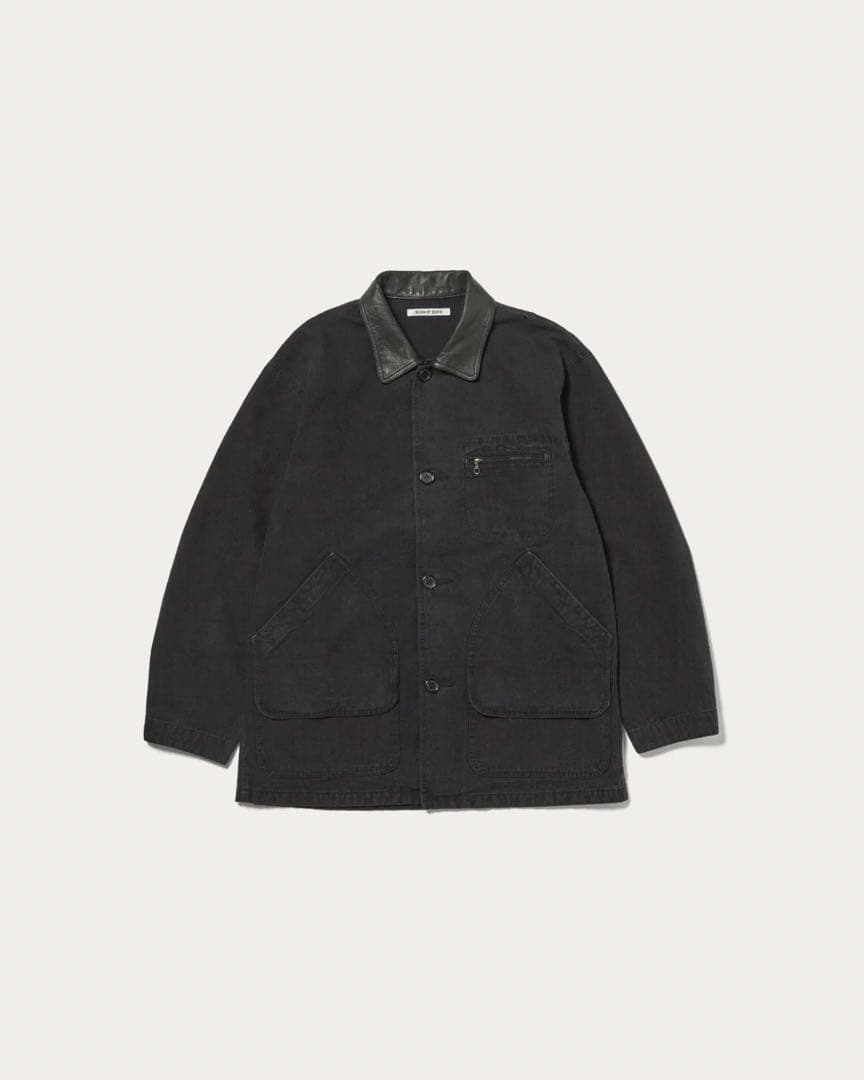 seven by seven 襟レザー カバーオール