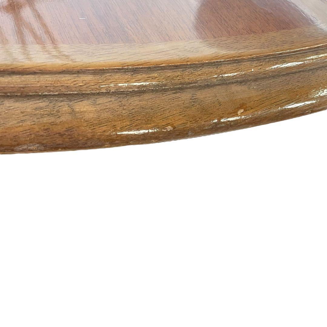 HR221 【希少ビンテージ】maruni 美しい螺旋柱　カービング　テーブル