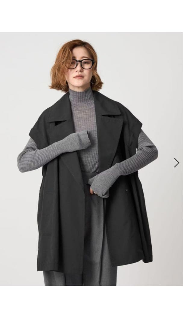 ＜conte＞ ミリタリー 2WAY ショートコート ユナイテッドアローズ