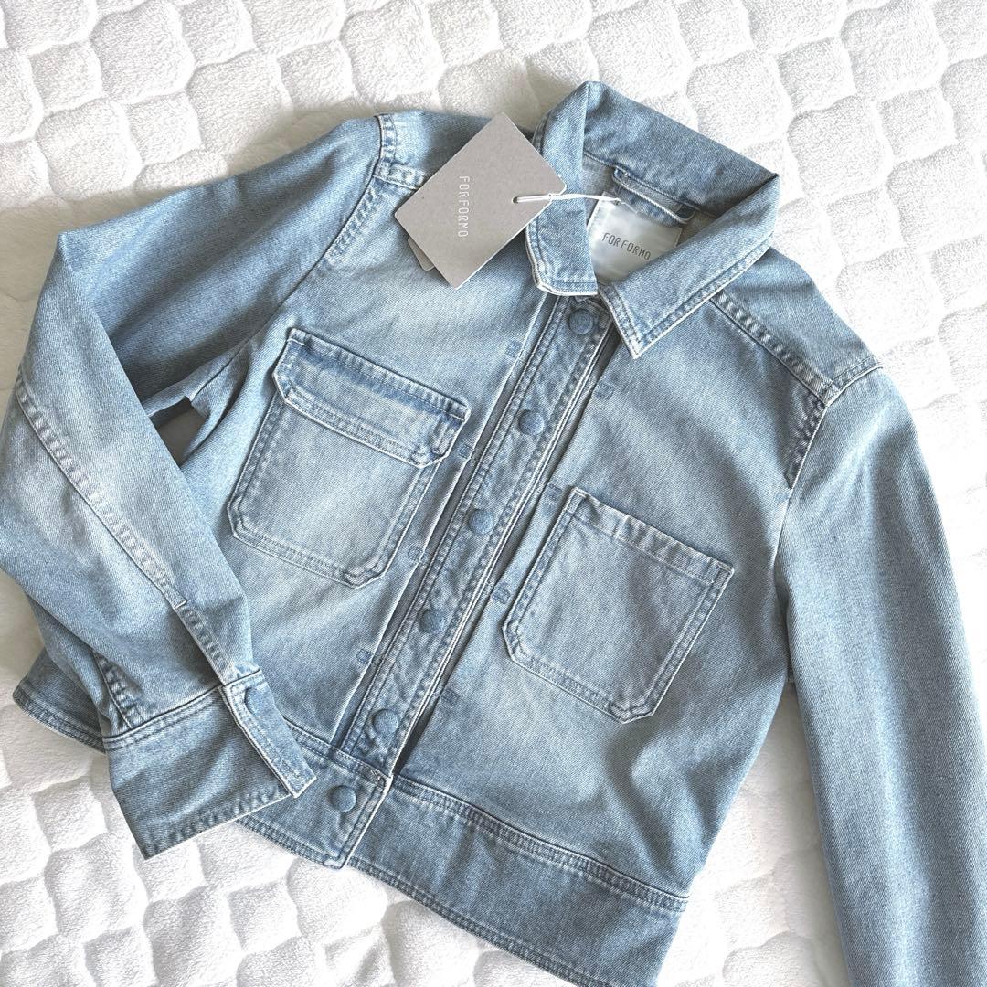 【美品】FORFORMO フォルフォルモ ハイストレッチ デニム ジャケット