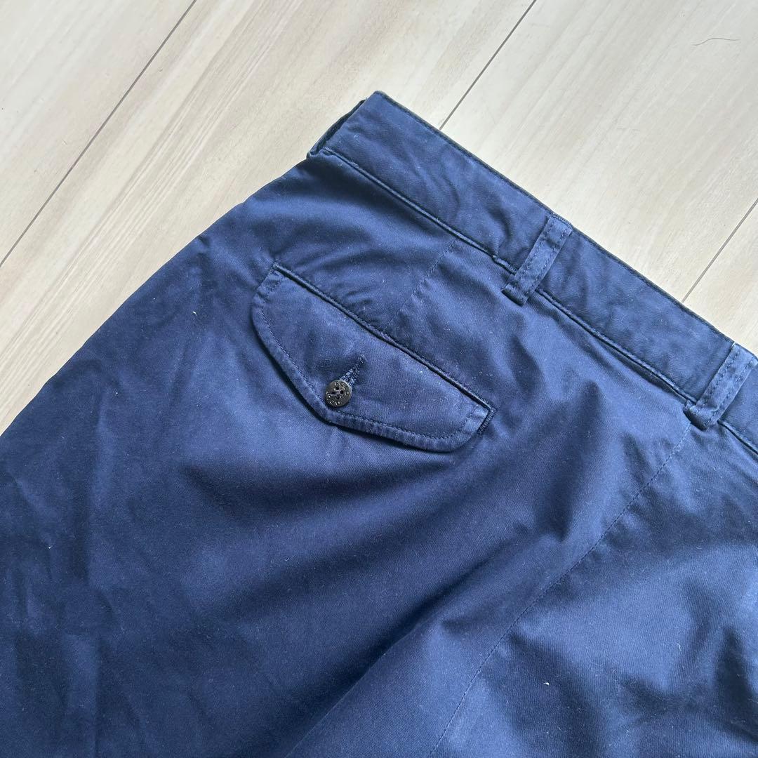 90s ポロゴルフ 2タックチノトラウザーズ ネイビー 実寸34×30 状態良