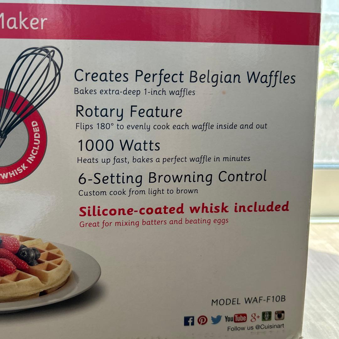Cuisinart ベルギーワッフルメーカー