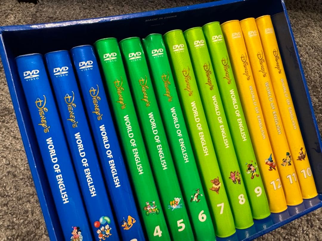 ディズニーDWE ストレートプレイ　DVD 1-12巻セット