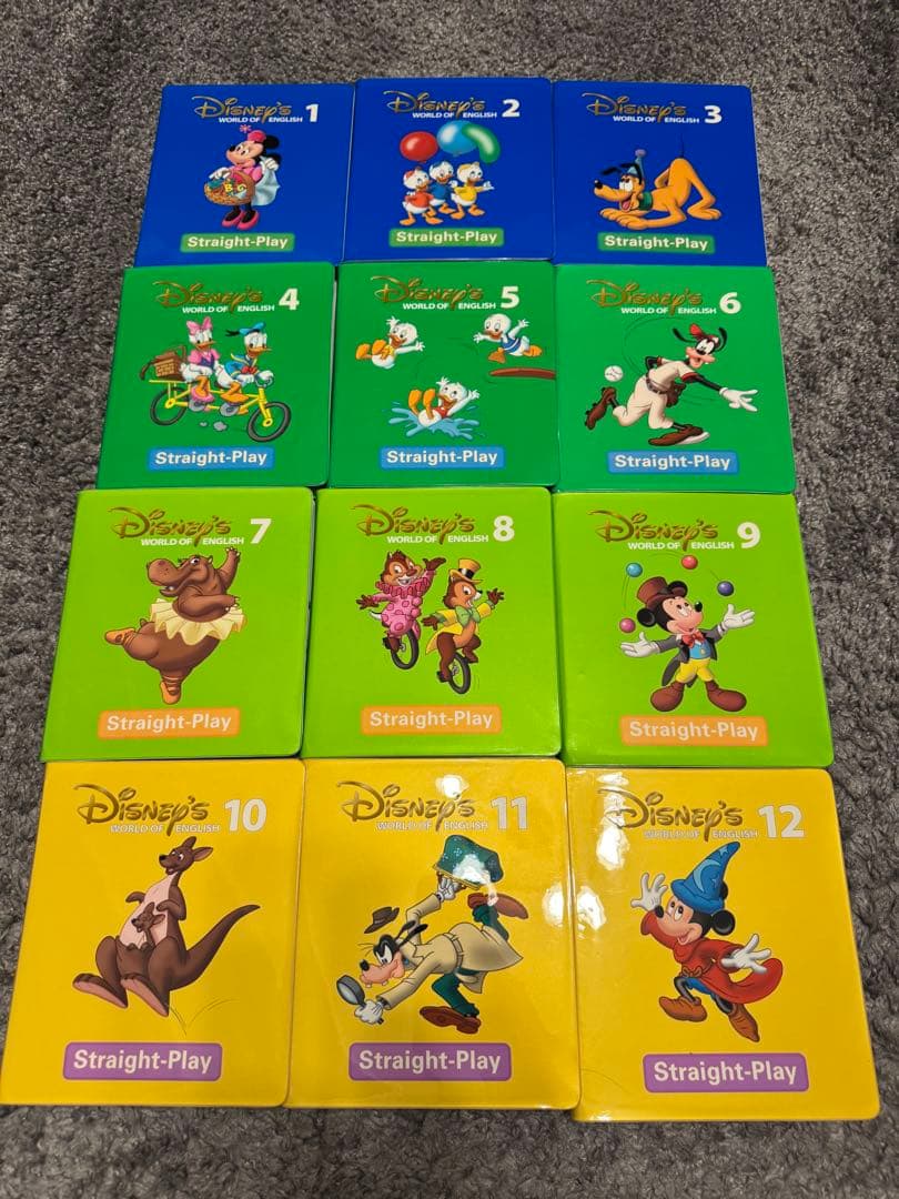 ディズニーDWE ストレートプレイ　DVD 1-12巻セット