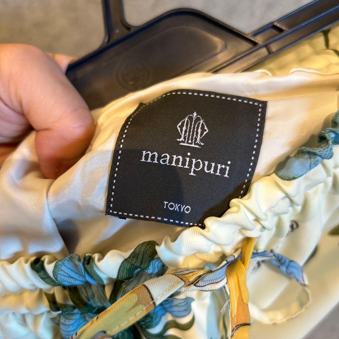美品　manipuri ショートパンツ　花柄　マニプリ　Free size