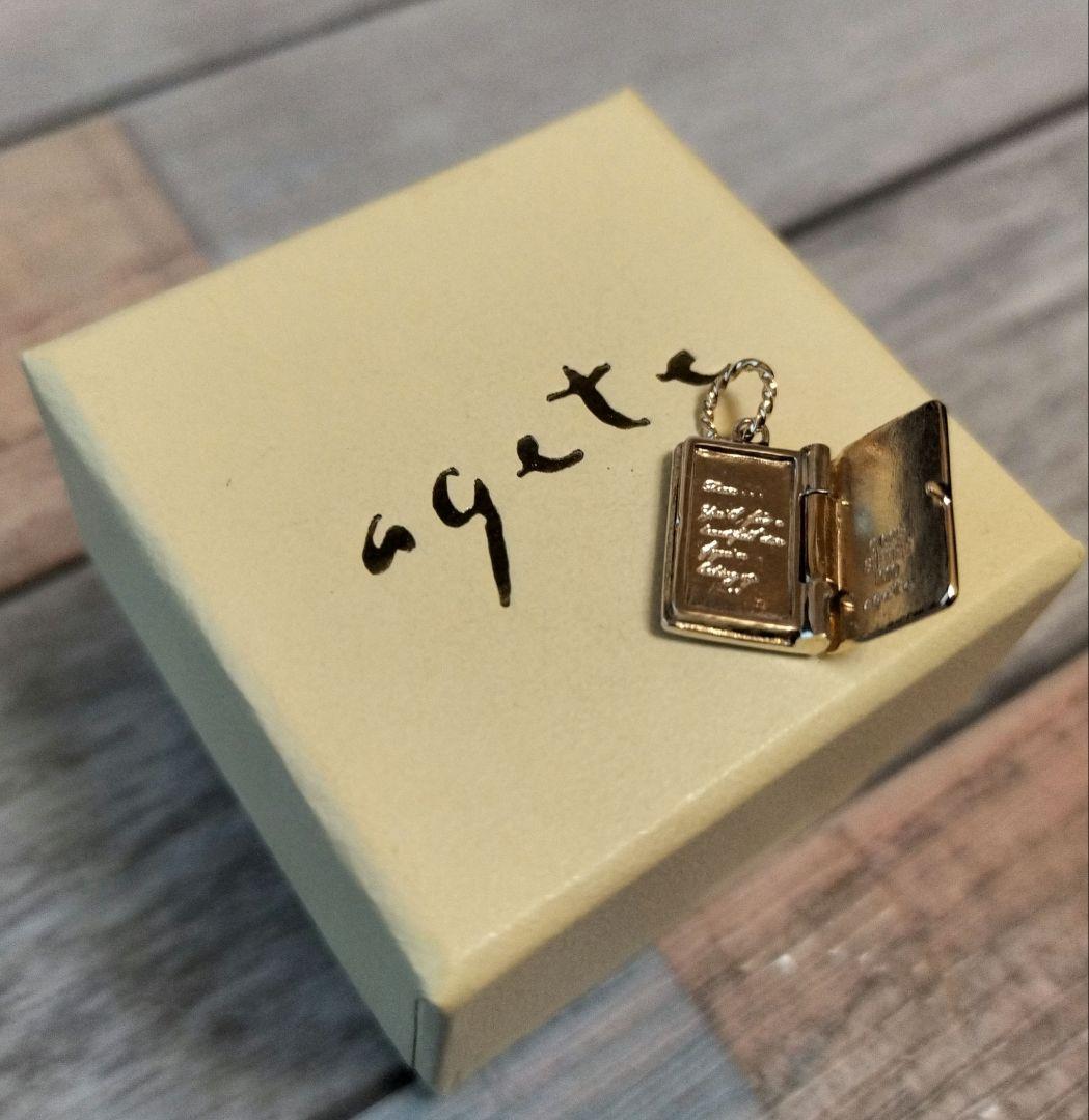 ●今月までの出品●agete【アガット】シルバー・K10ロケットチャーム