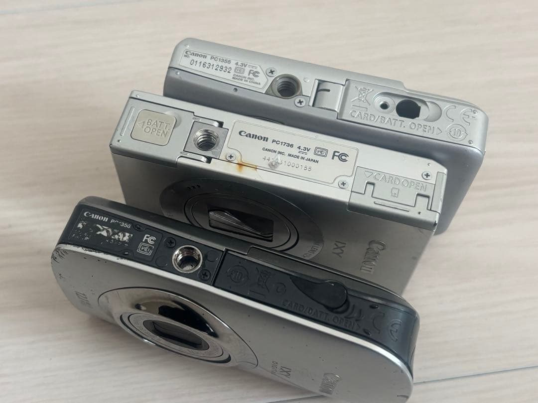 canonIXY3,canonIXY110is,canonPC13563台まとめ