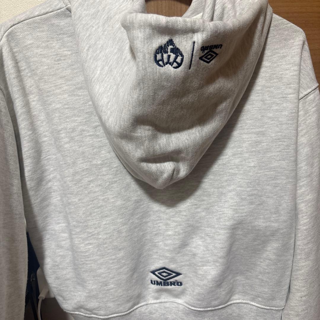 HTH umbro zip hoodie 即完売 アンブロコラボ パーカー