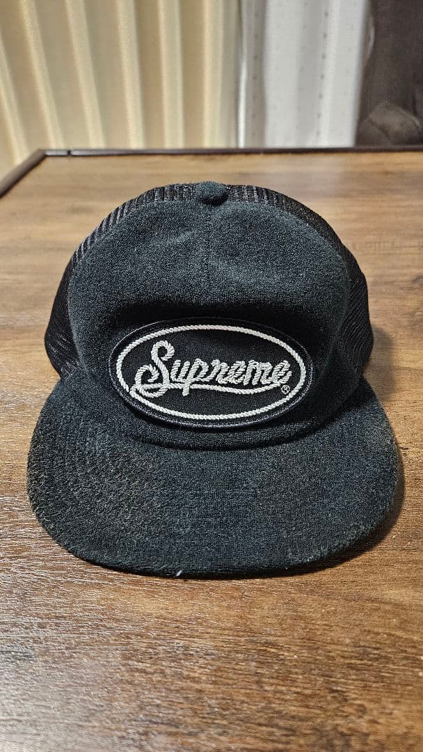 Supreme - Terry Mesh Back 5-Panel 黒
