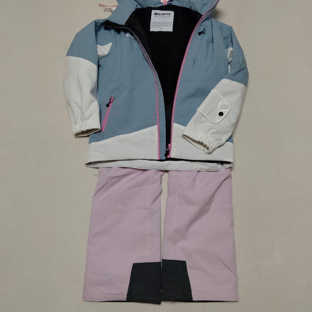 ☆クリーニング済☆Bonfire スキーウェア上下 【140】