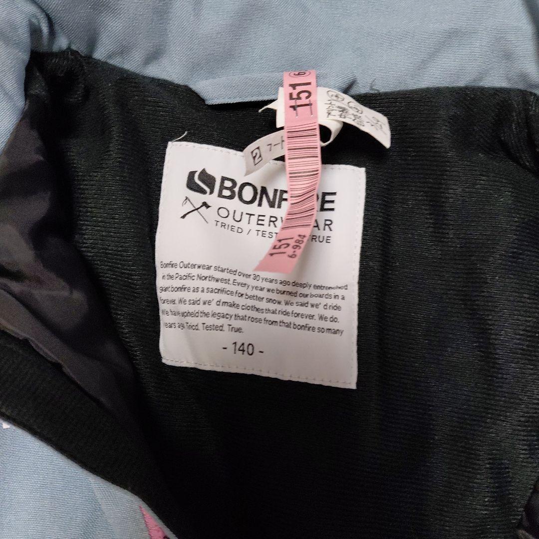 ☆クリーニング済☆Bonfire スキーウェア上下 【140】