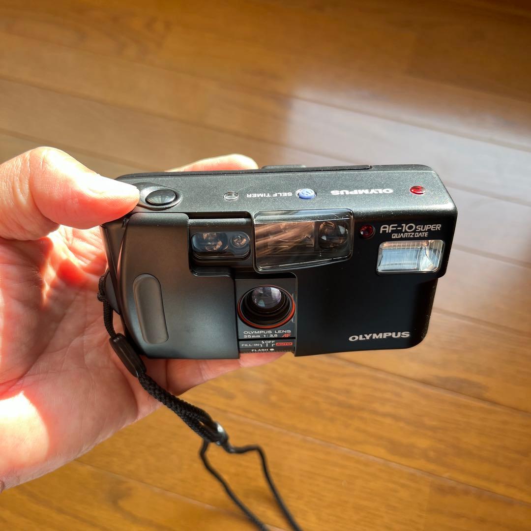 【美品】OLYMPUS AF-10 SUPER コンパクトフイルムカメラ