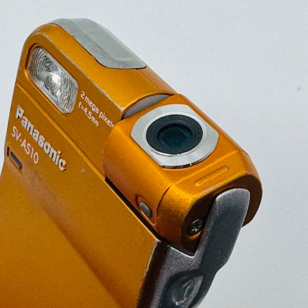 【動作OK/箱付】Panasonic D-snap SV-AS10 オレンジ