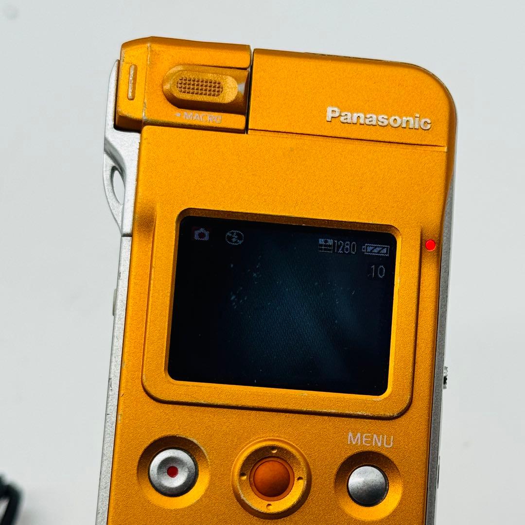 【動作OK/箱付】Panasonic D-snap SV-AS10 オレンジ