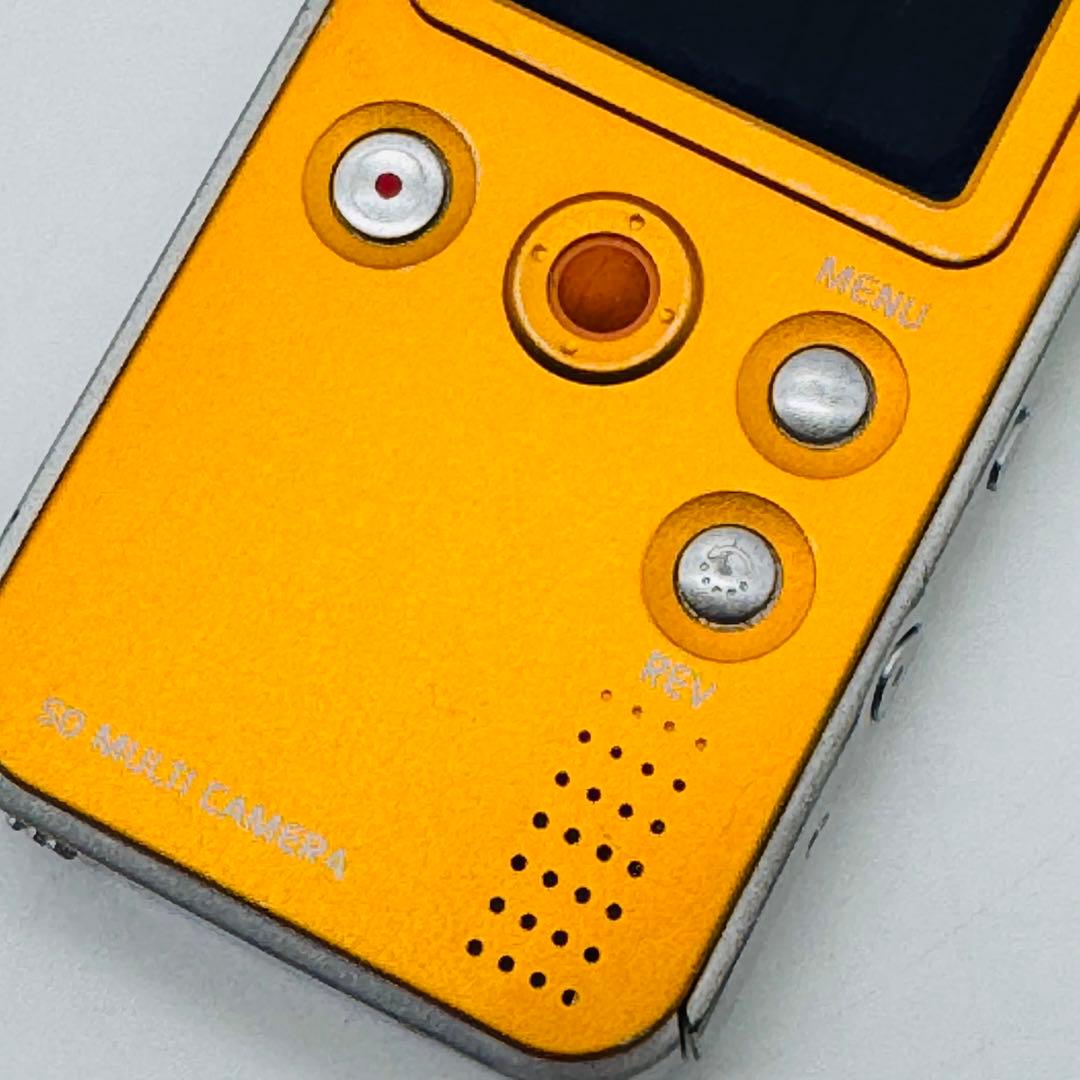 【動作OK/箱付】Panasonic D-snap SV-AS10 オレンジ