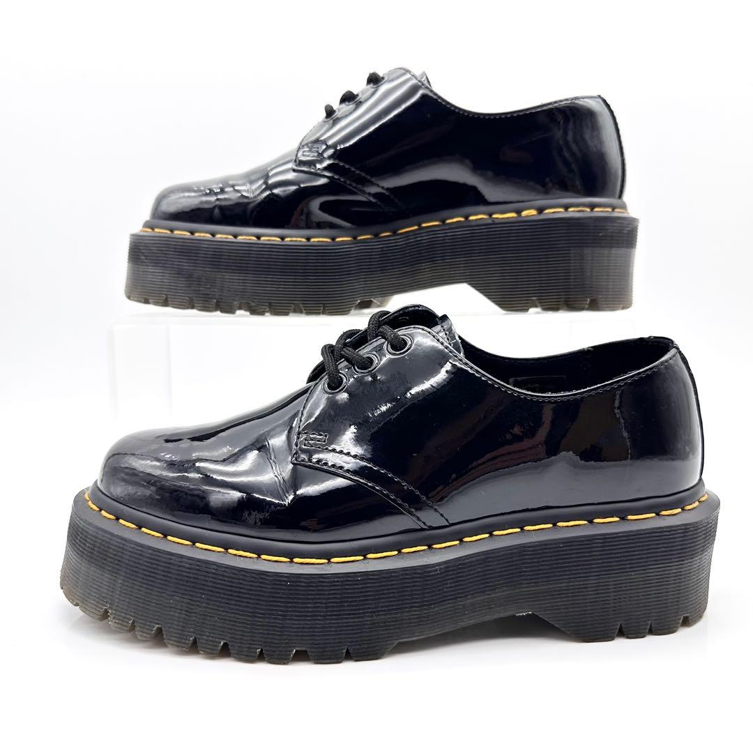 ドクターマーチン 1461 QUAD パテントレザー ダブルソール 厚底