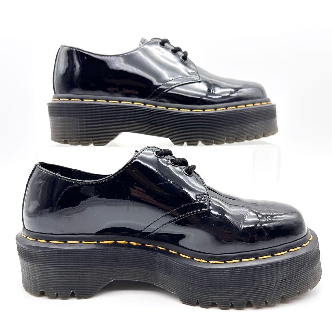 ドクターマーチン 1461 QUAD パテントレザー ダブルソール 厚底