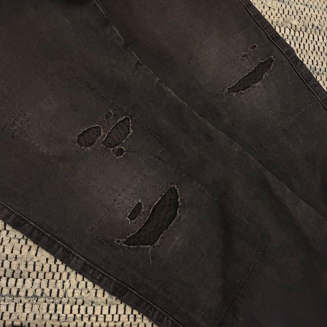 パンツ visvim TRAVAILLER BRACES PANTS (LINEN)