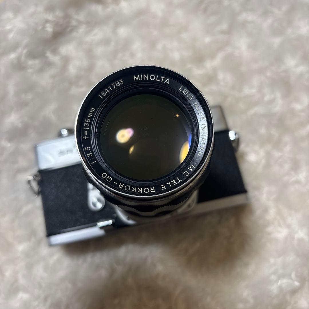 MINOLTA SRT101 ROKKOR-QD135mm F3.5セット