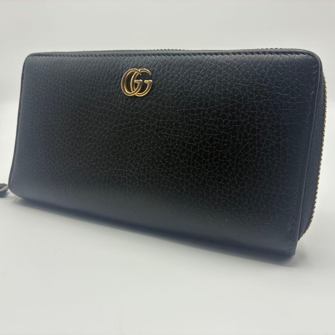 グッチ GUCCI GGマーモント 長財布 ジップアラウンドウォレット