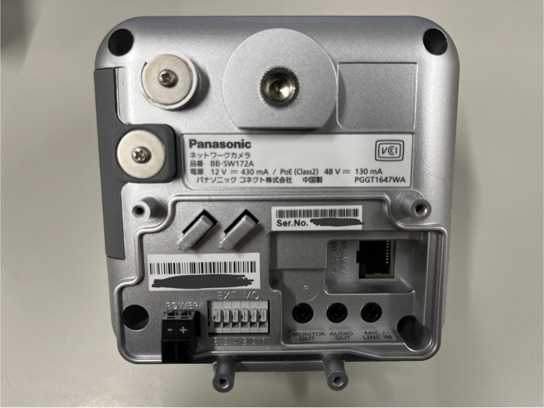 Panasonic BB-SW172A カメラ