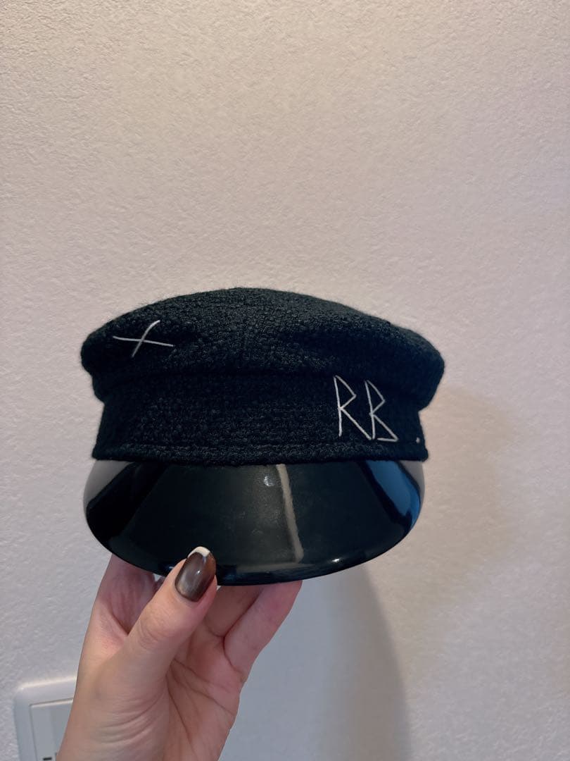 RUSLAN BAGINSKIY ブラックベレー帽 Mサイズ