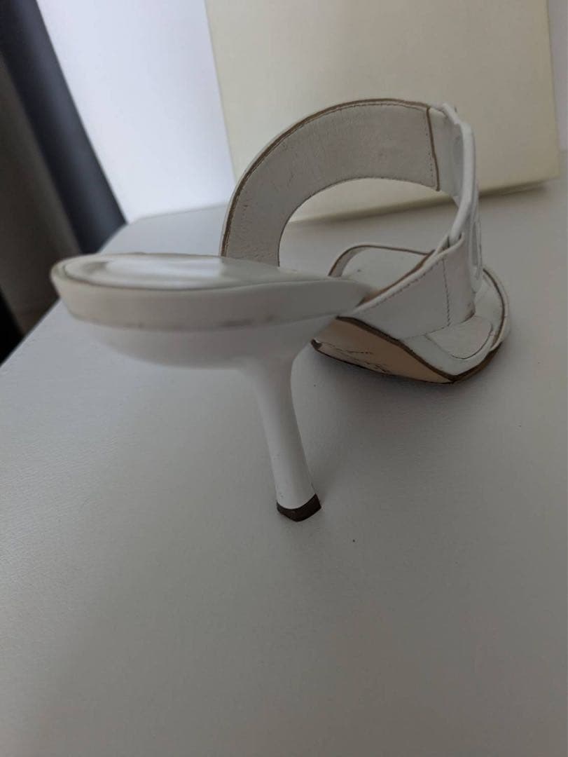 Dior　ChristianDior ホワイト　サンダル　ミュール