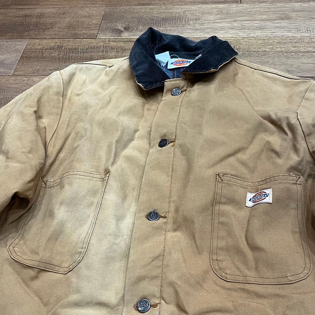 激フェード！唯一無二90sディッキーズ　ブランケット付きダックカバーオール