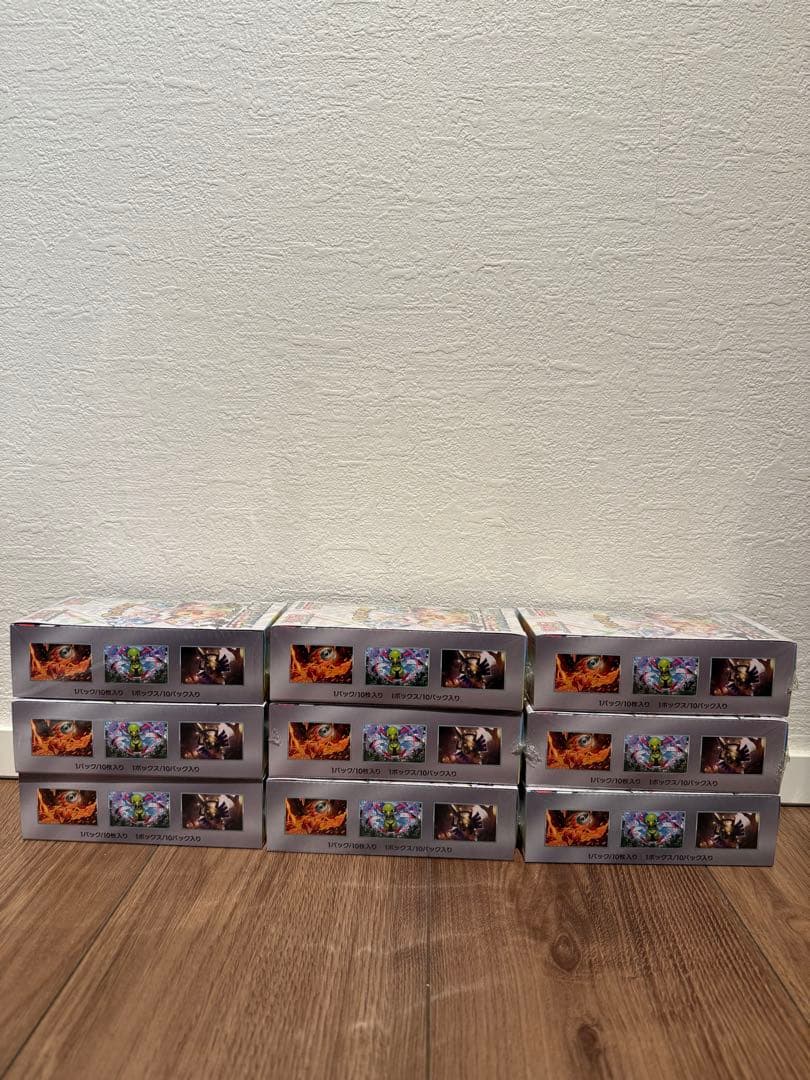 ポケモンカードゲーム　テラスタルフェスex　シュリンク付き　新品未開封　9BOX