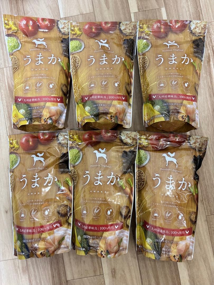 #うまかドッグフード 1.5kg×6袋