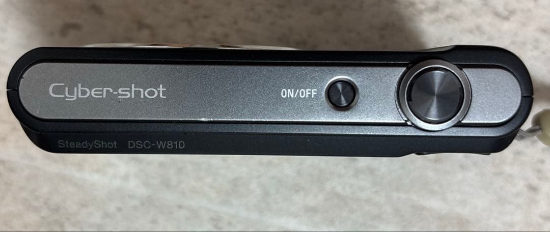 SONY デジタルカメラ Cyber-shot ブラック DSC-W810