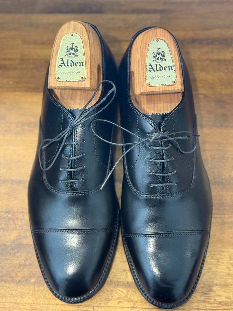 Alden ストレートチップ　キャップトゥ　カーフ　907 9D 27㎝
