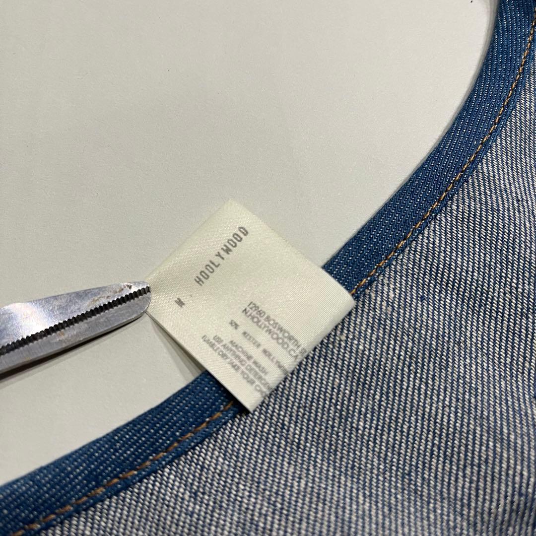 ジャケット・アウター N.HOOLYWOOD no collar chambray jacket