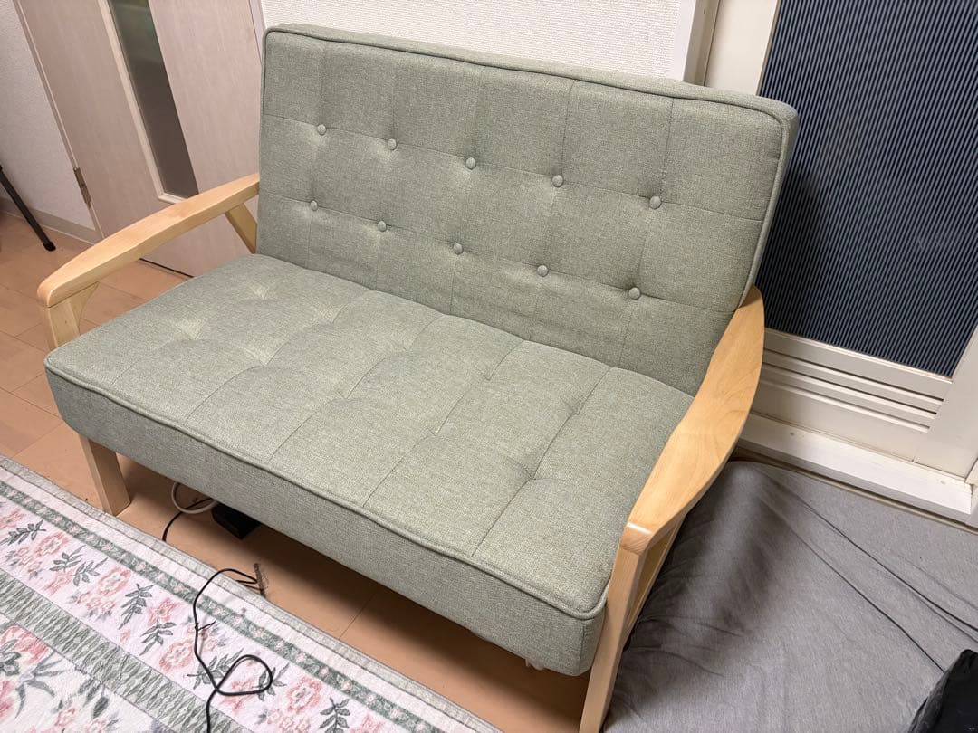 ニトリ　2人掛けソファ