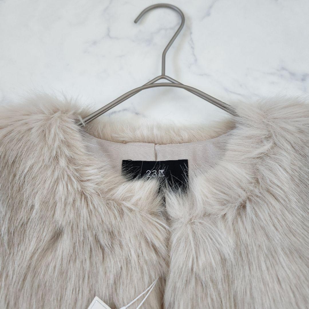 momo　新品✨23区 オンワード樫山 フェイクファー ベスト 38