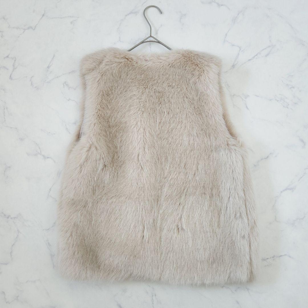momo　新品✨23区 オンワード樫山 フェイクファー ベスト 38