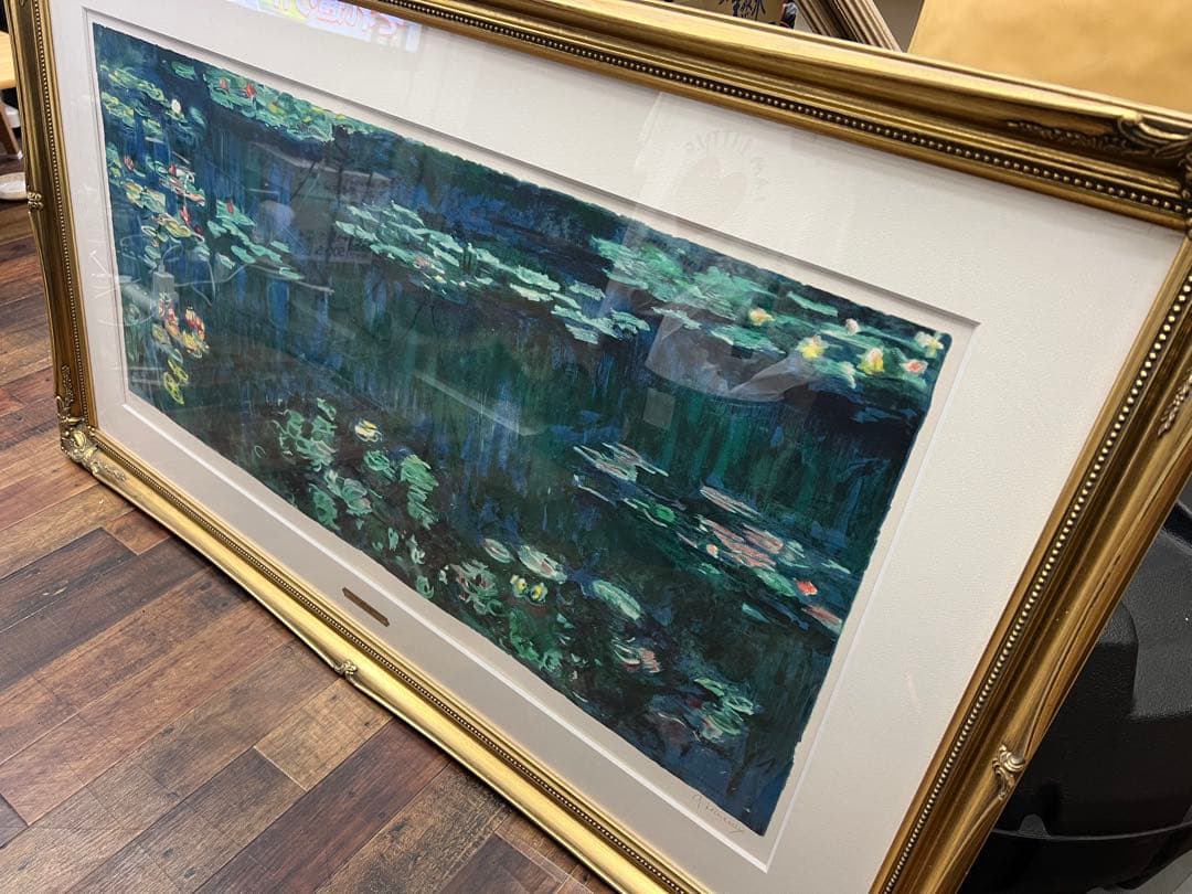 ☆ cizario05oaks☆クロード・モネ 「睡蓮(緑の反映・L)」