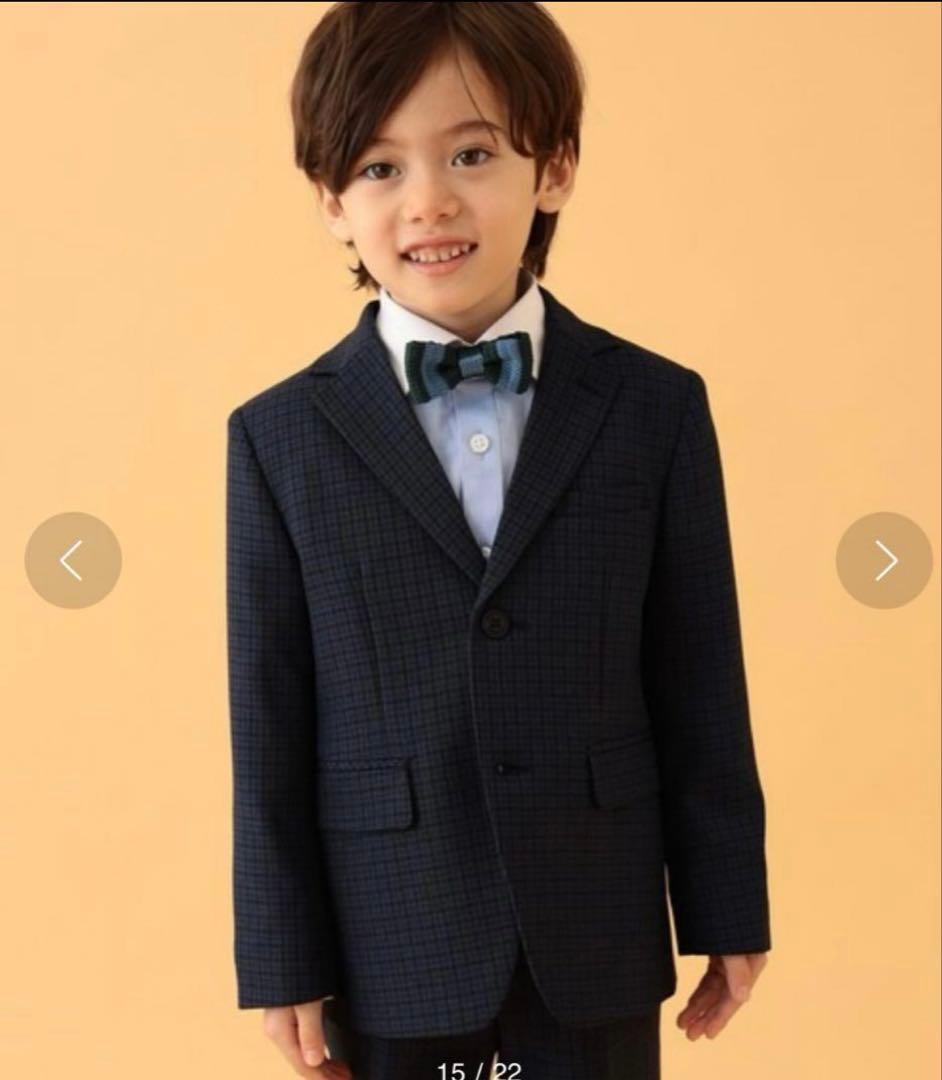 新品BEAMS mini セレモニー スーツセット男の子110cm卒園式入学式