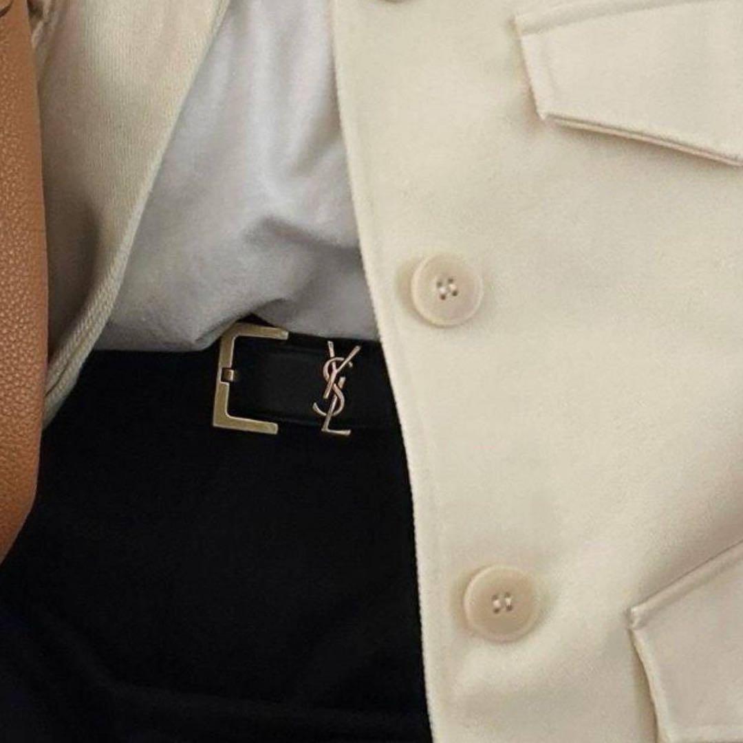 YSL シルバー ベルト 激安