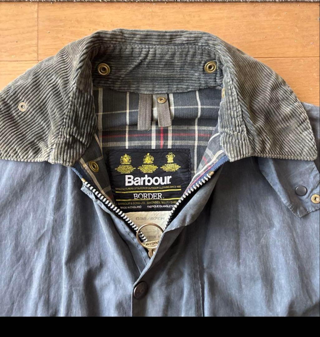 希少！英国製バブアーBarbour BORDERジャケット⭐️渋カッコいい個体