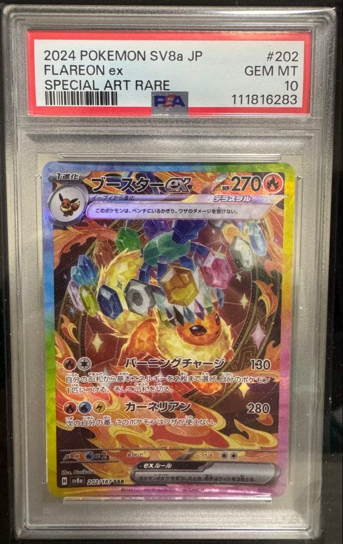 ［PSA10］10連番‼️テラスタルフェス　ブイズ　SAR ※ケースおまけ❗️