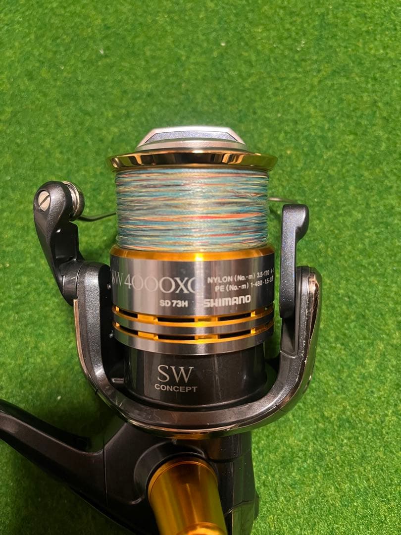 SHIMANO TWIN POWER SW4000XG スピニングリール　夢屋付