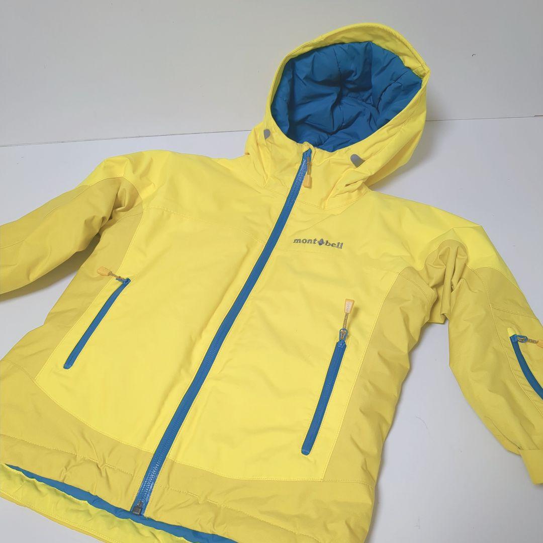 【良品】モンベル　スキースノーボードウェア キッズ子供 上下セット110cm